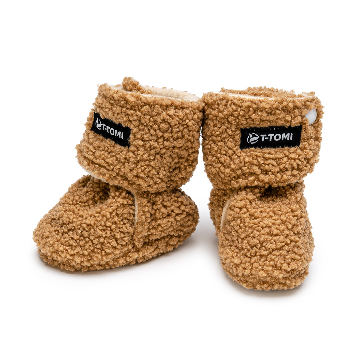 E-shop T-TOMI Capačky TEDDY Brown (0-3 mesiace) WARM