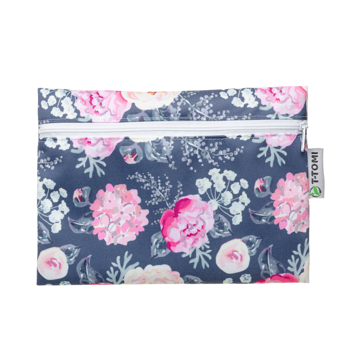 E-shop T-TOMI Nepremokavé vrecko Grey flowers