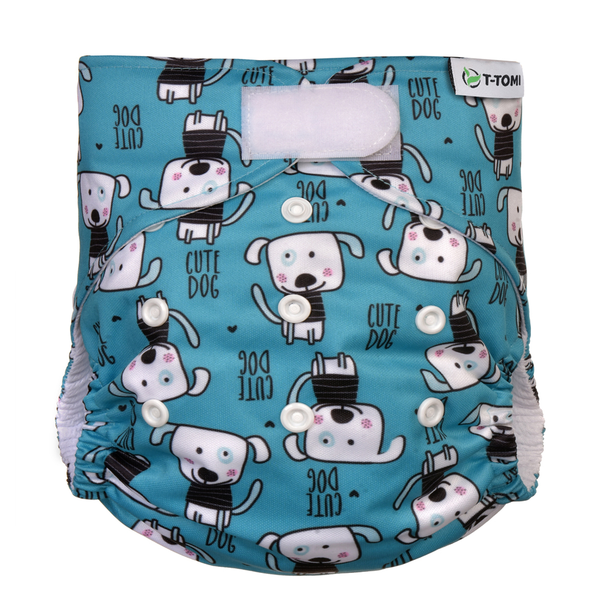 E-shop T-TOMI Nohavičková plienka AIO - prebaľovací set suchý zips Dogs
