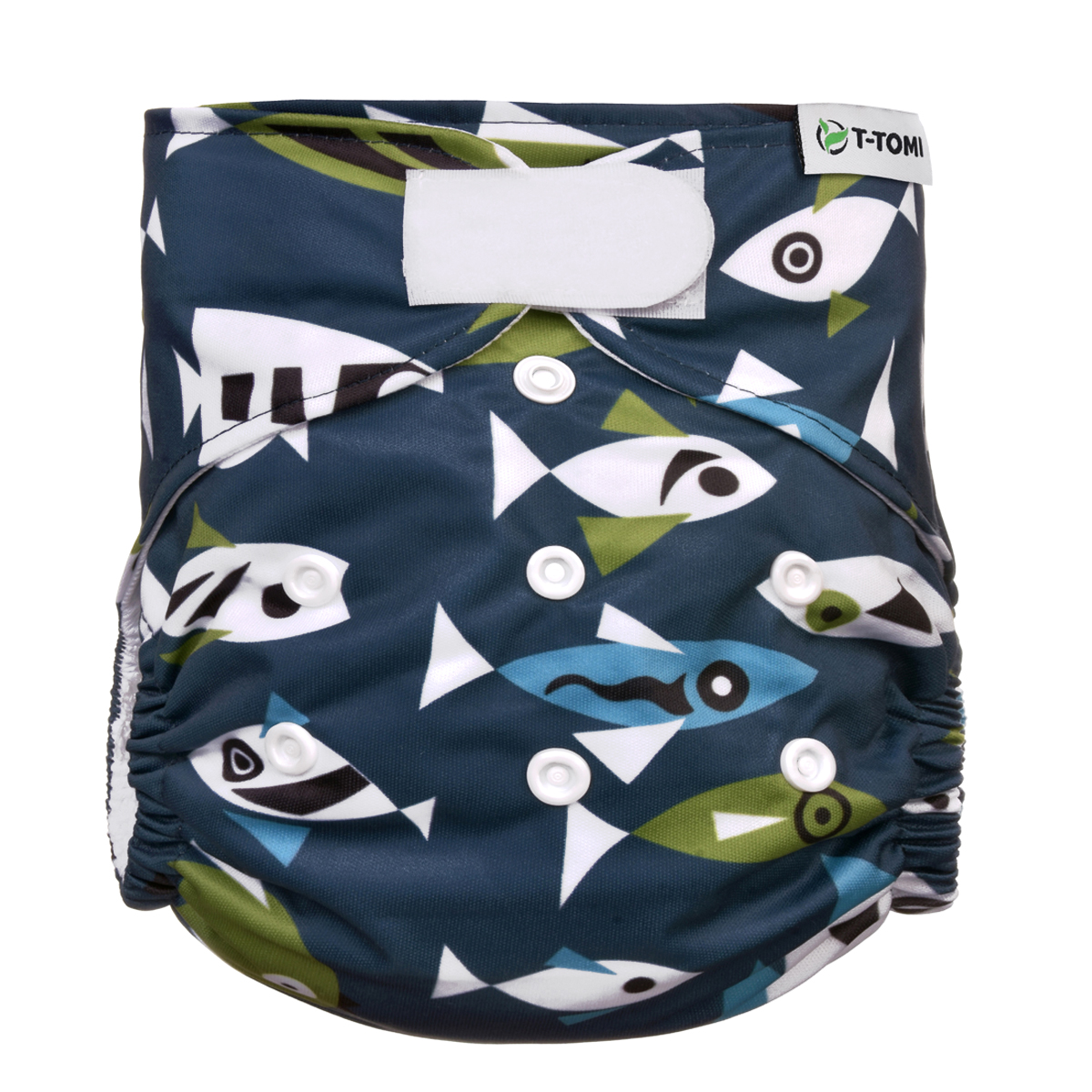 E-shop T-TOMI Nohavičková plienka AIO - prebaľovací set suchý zips Fish
