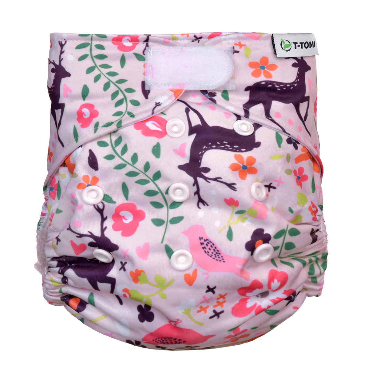 E-shop T-TOMI Nohavičková plienka AIO - prebaľovací set suchý zips Forest