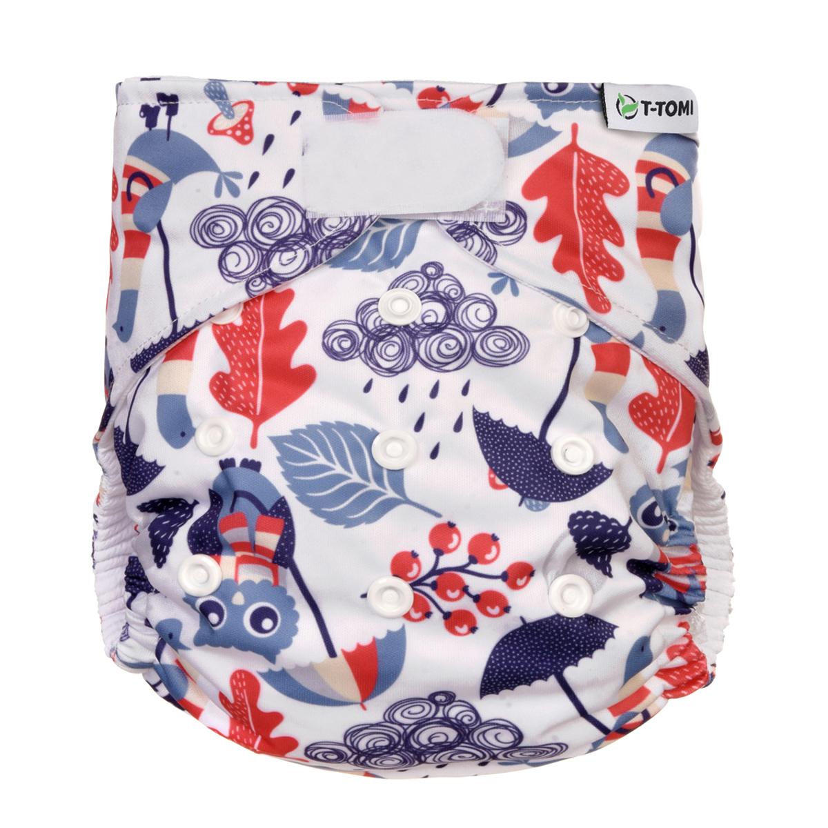 E-shop T-TOMI Nohavičková plienka AIO - prebaľovací set suchý zips Owls