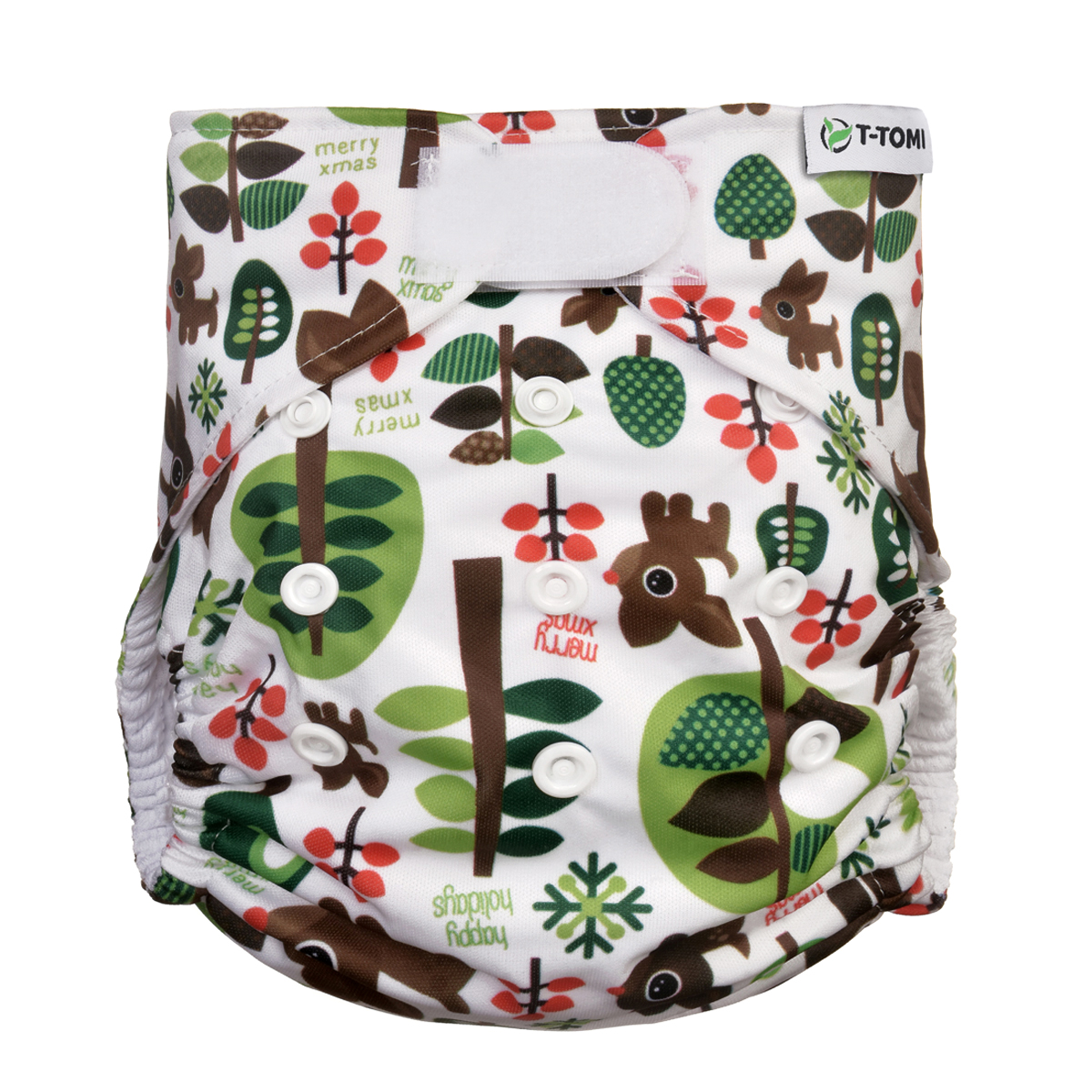 E-shop T-TOMI Nohavičková plienka AIO - prebaľovací set suchý zips Trees