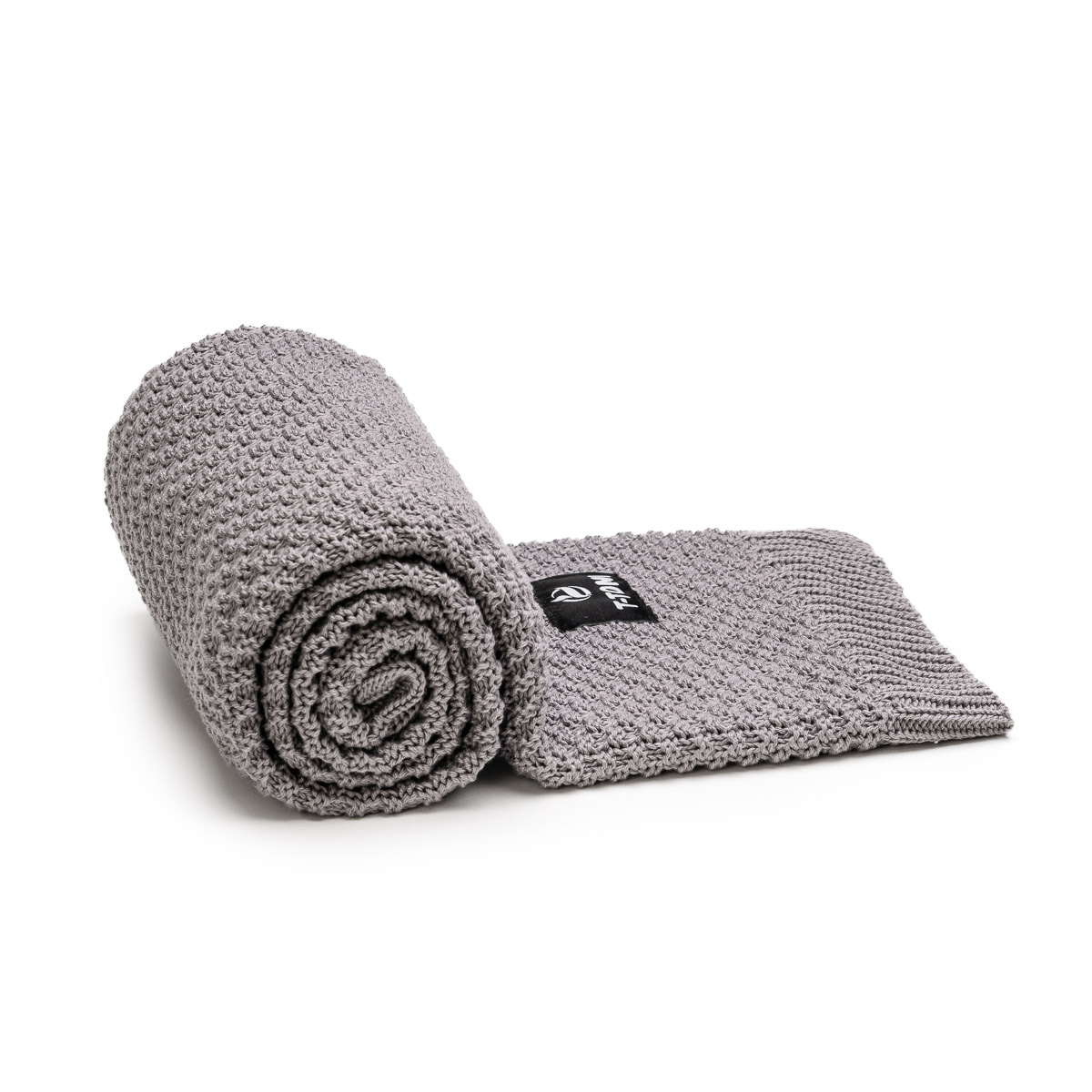 E-shop T-TOMI Pletená deka Cloud grey