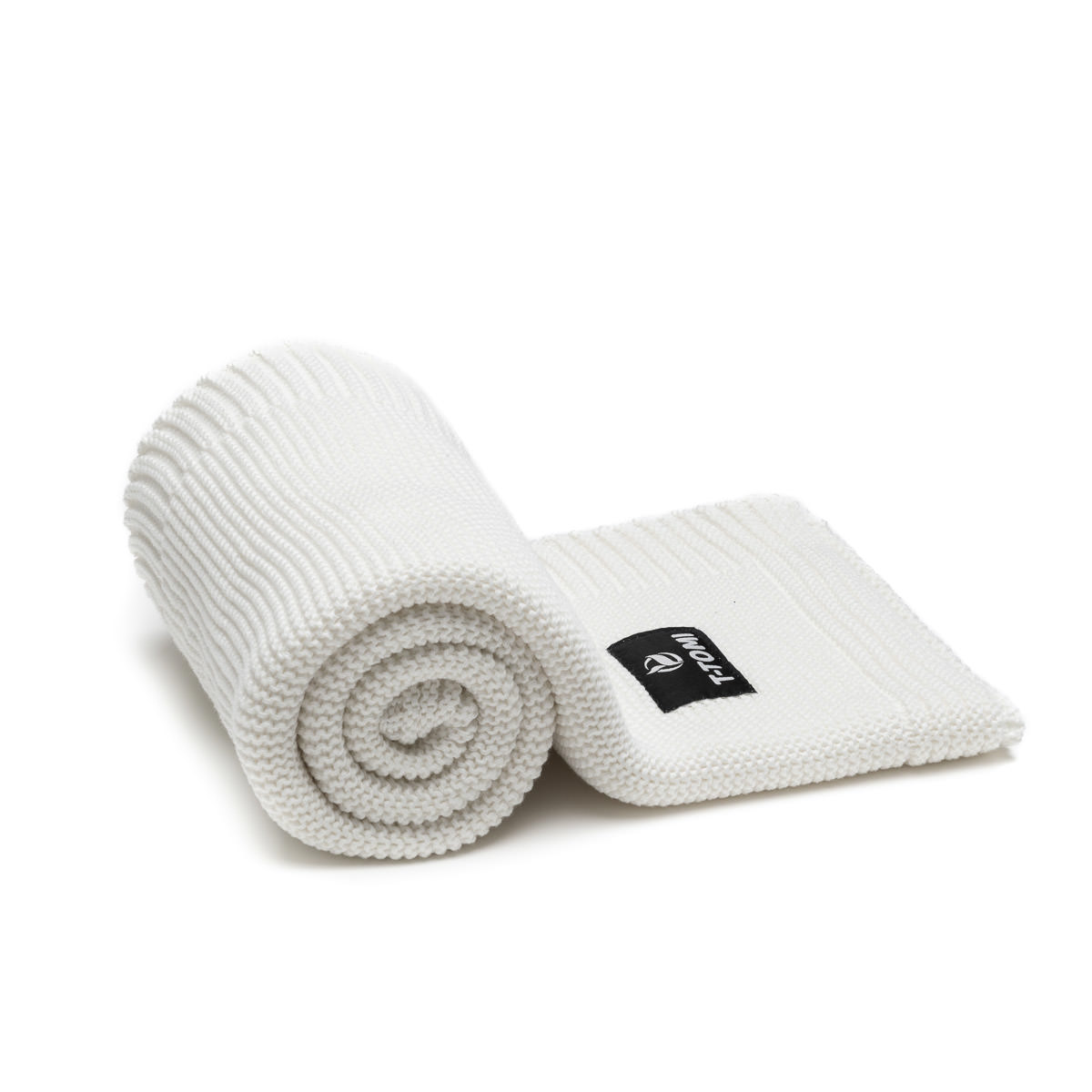 E-shop T-TOMI Pletená deka White waves