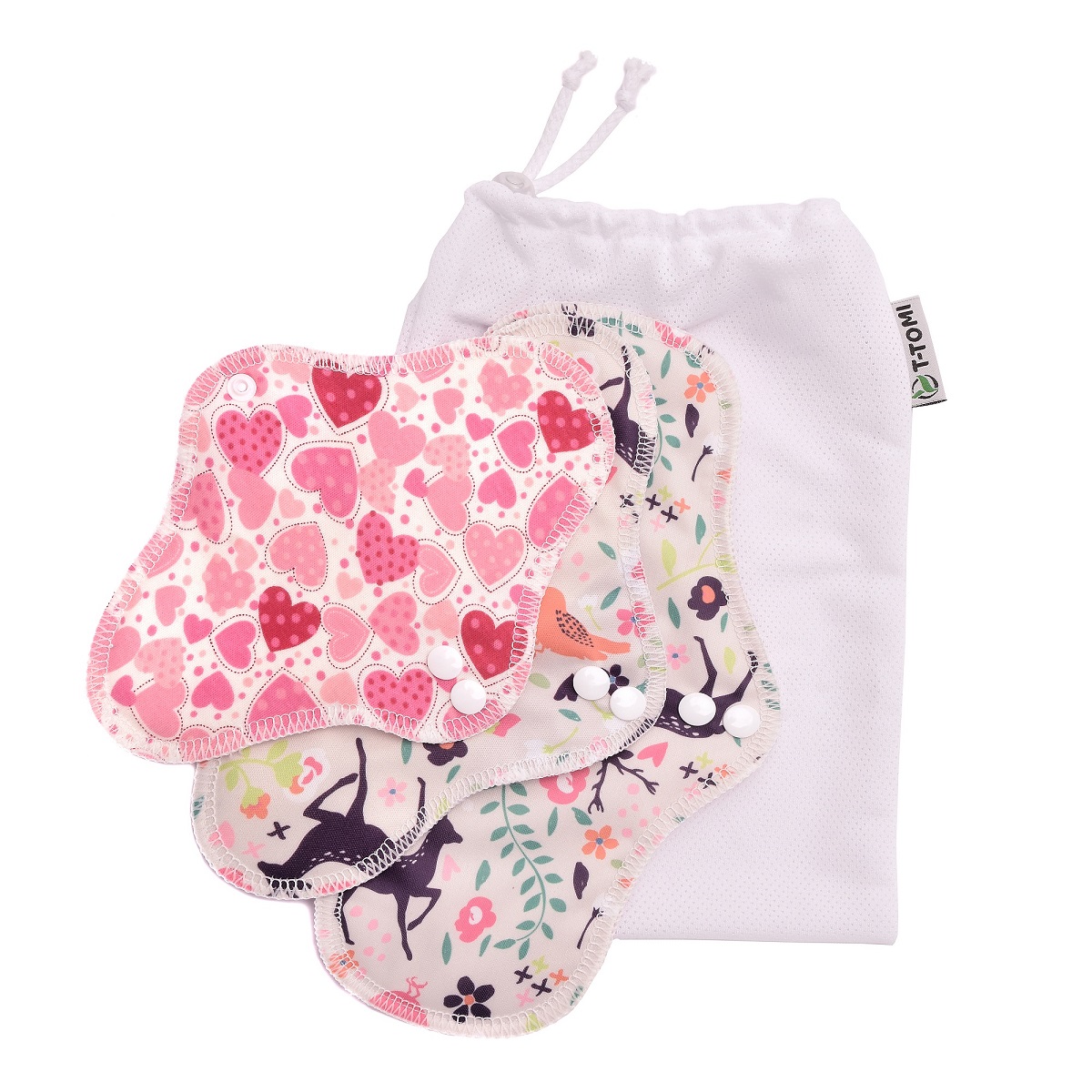 E-shop T-TOMI Testovacia sada Hearts + vrecko na pranie