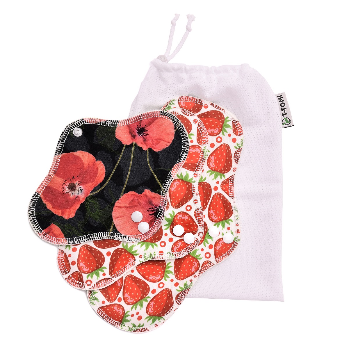 E-shop T-TOMI Testovacia sada Poppies + vrecko na pranie