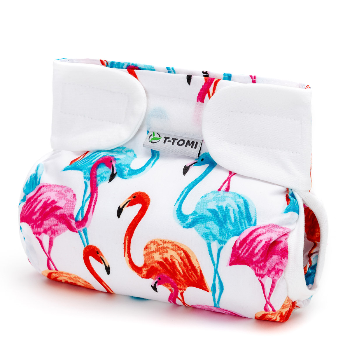 E-shop T-TOMI Ortopedické abdukčné nohavičky - suchý zips Flamingo (3-6kg)