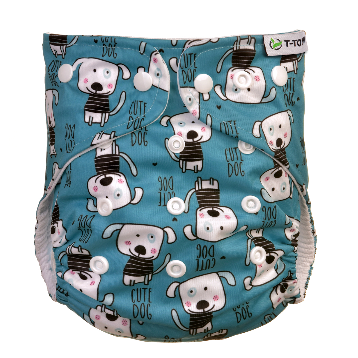 E-shop T-TOMI Nohavičková plienka AIO - prebaľovací set patentky Dogs