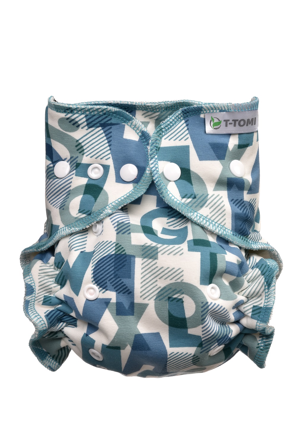 E-shop T-TOMI Nohavičková plienka - prebaľovací set patentky Green Alphabet