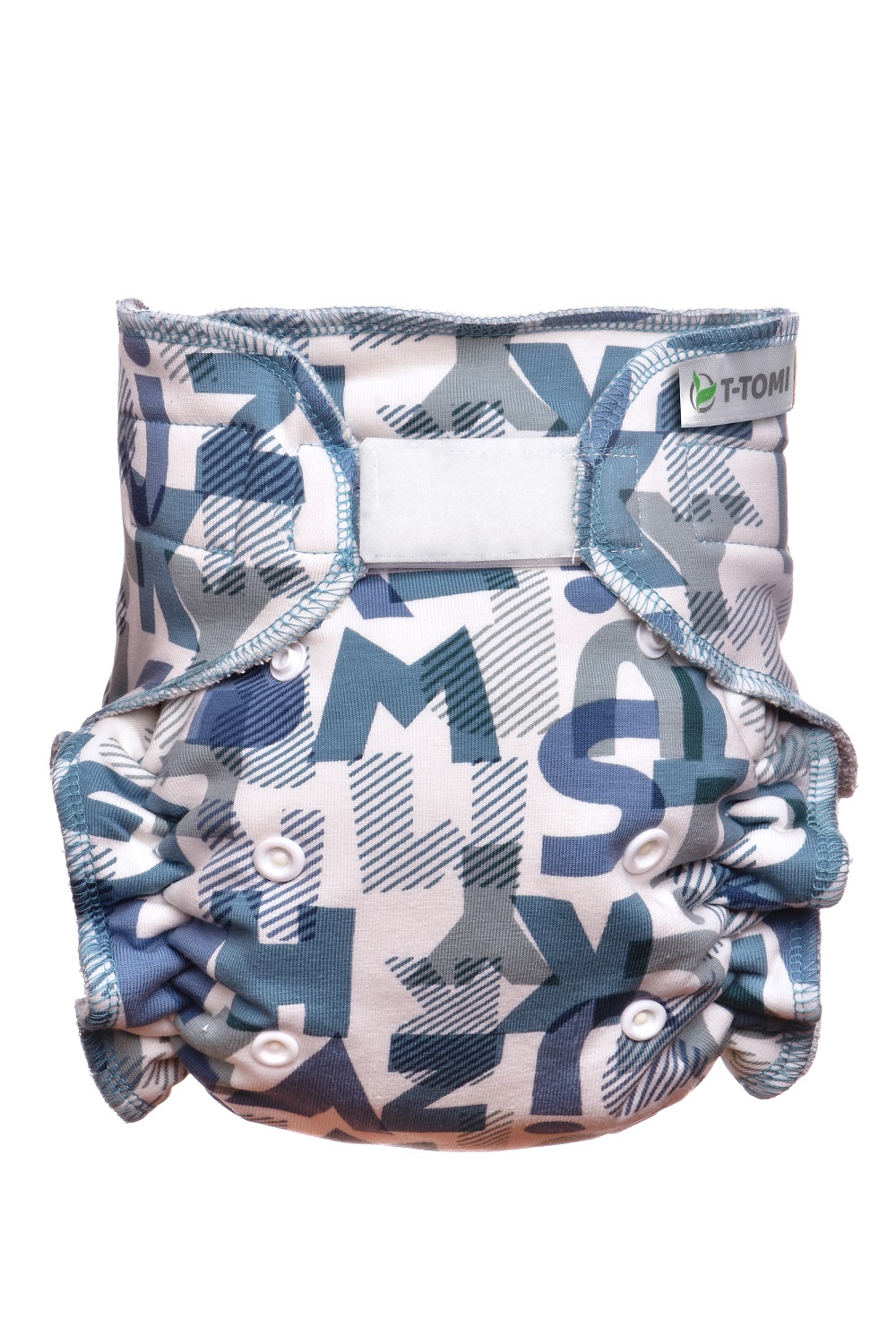 E-shop T-TOMI Nohavičková plienka - prebaľovací set suchý zips Green Alphabet