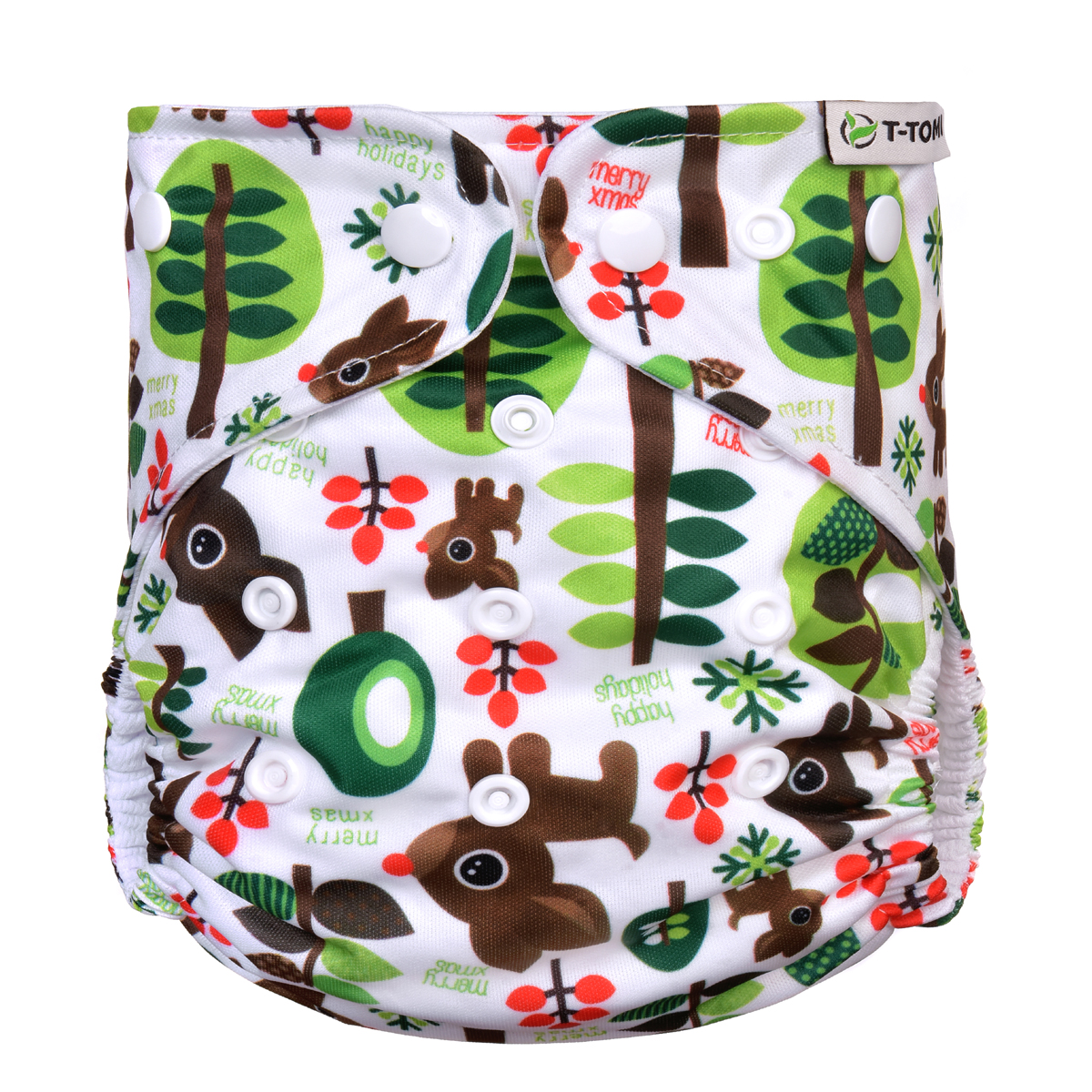 E-shop T-TOMI Nohavičková plienka AIO - prebaľovací set patentky Trees