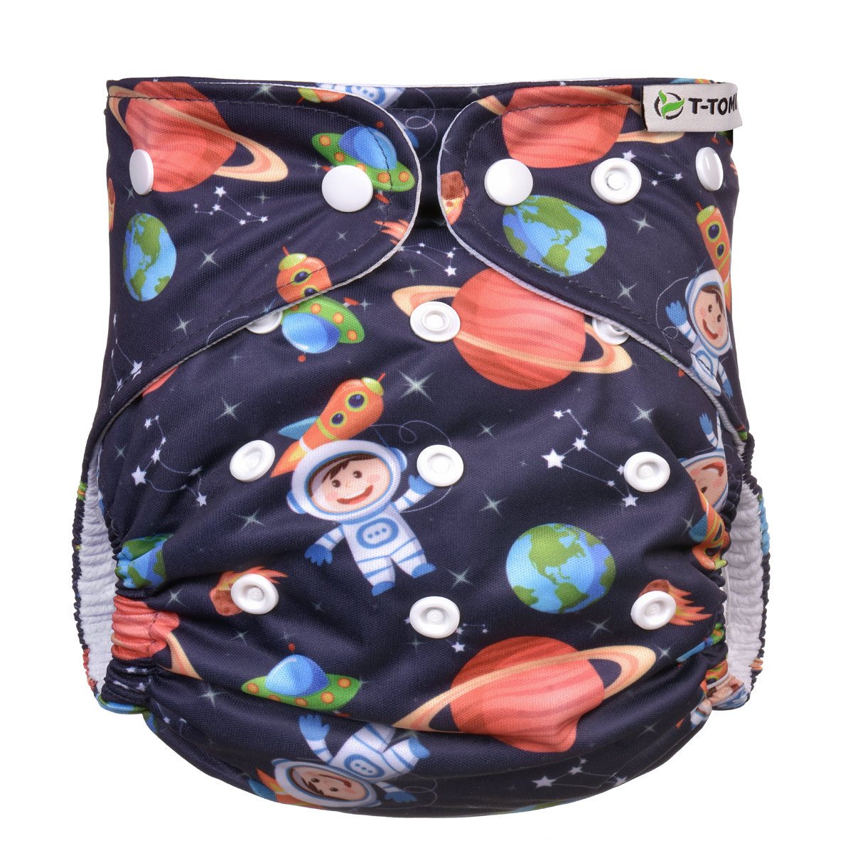 E-shop T-TOMI Nohavičková plienka AIO - prebaľovací set patentky Universe