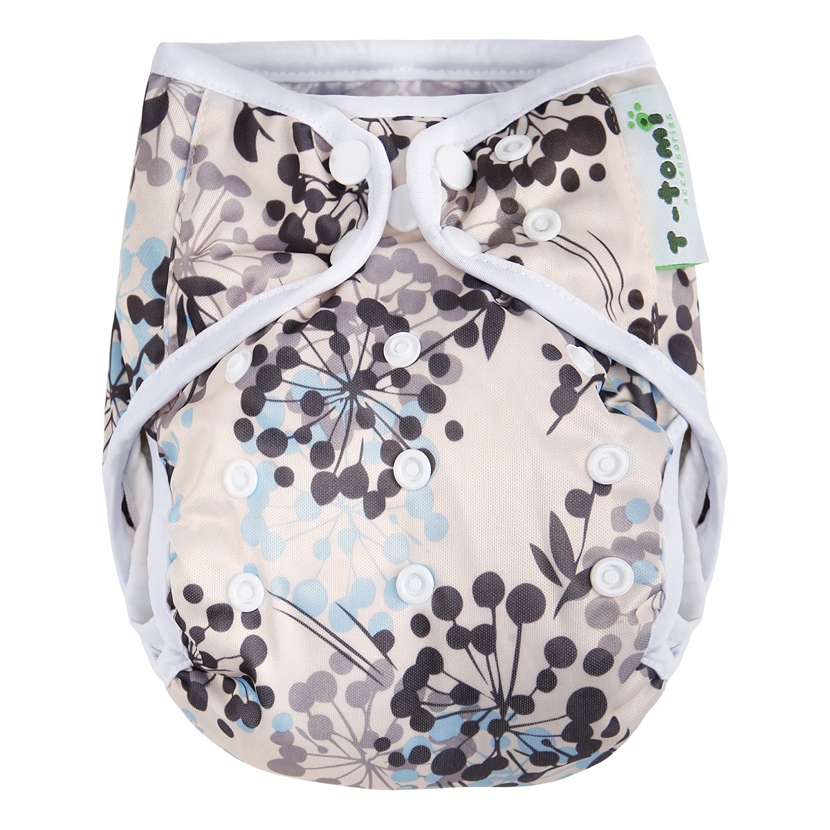 E-shop T-TOMI Vrchné nohavičky Grey flowers