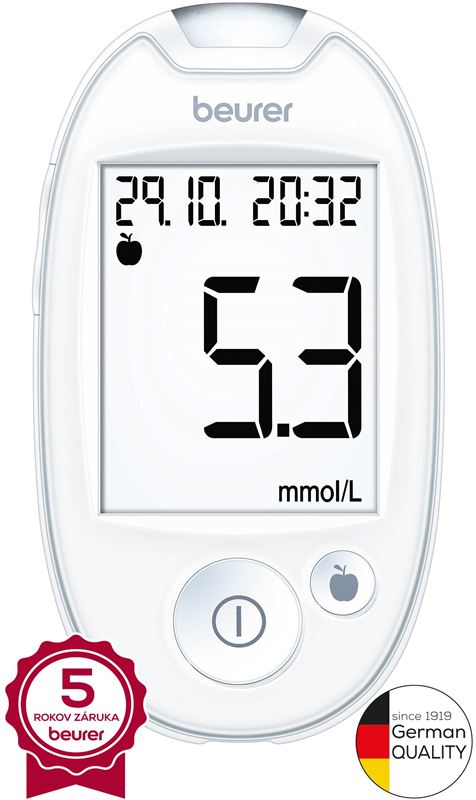 E-shop Glukomer BEURER GL 44 white mmol/L