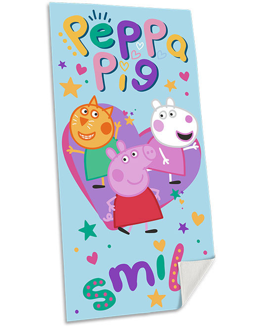 E-shop Kids Euroswan Plážová osuška - Peppa Pig, 70x140cm