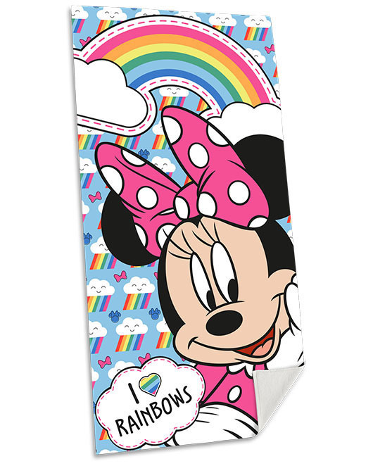 E-shop Kids Euroswan Plážová osuška - Minnie Mouse, 70x140cm