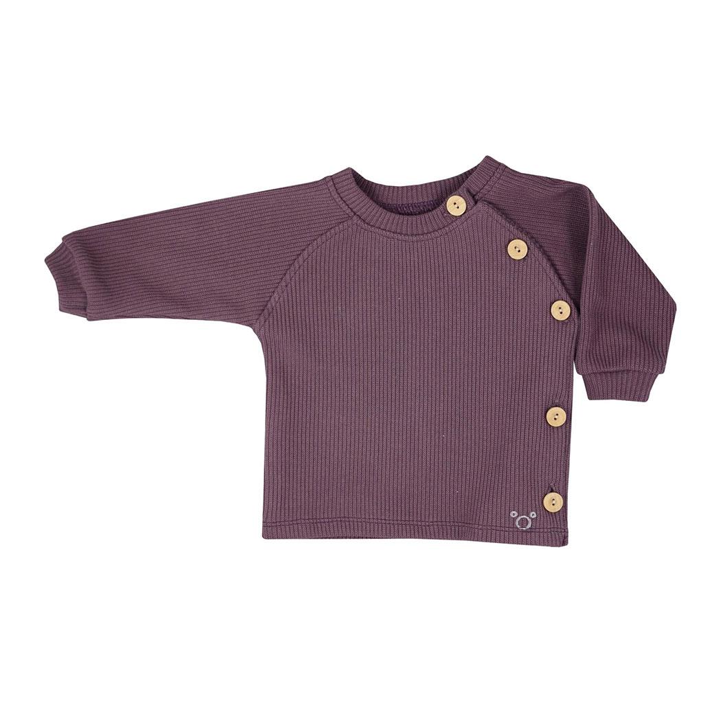 E-shop Dojčenské tričko s dlhým rukávom Koala Pure purple, 62 (3-6m) - 53567