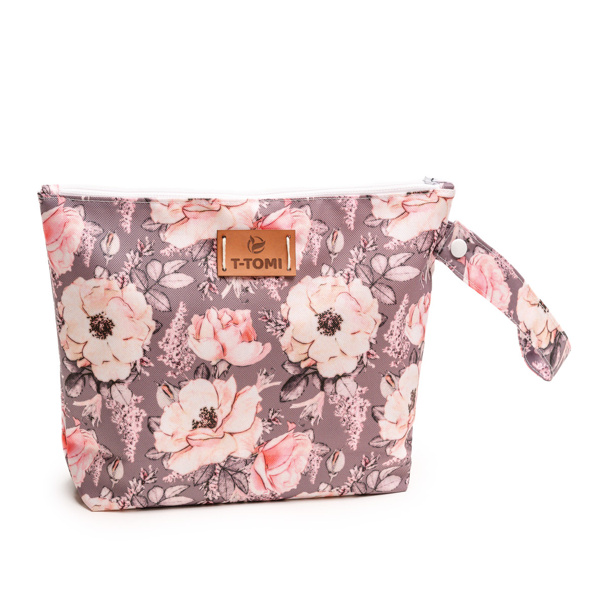 E-shop T-TOMI Big Baggie Grey flowers