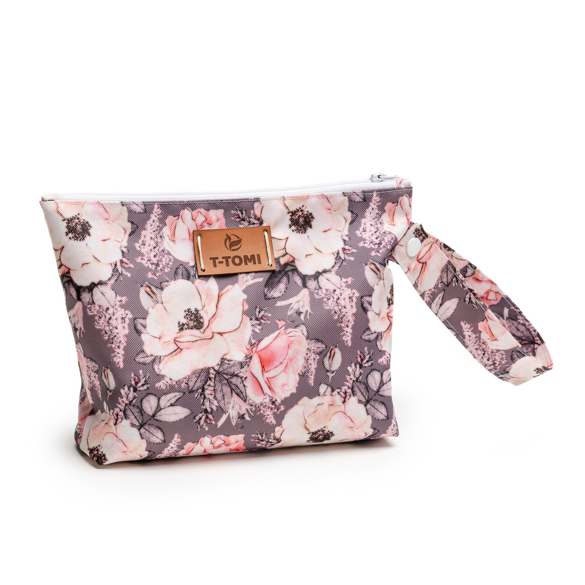 E-shop T-TOMI Small Baggie Grey flowers