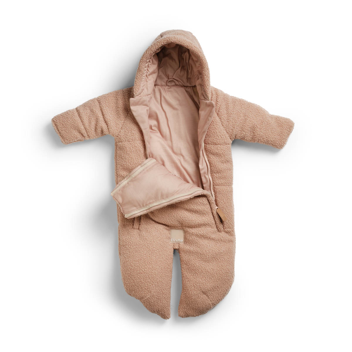 E-shop Elodie Details fusak/overal do autosedačky2023, Pink Bouclé 6-12m