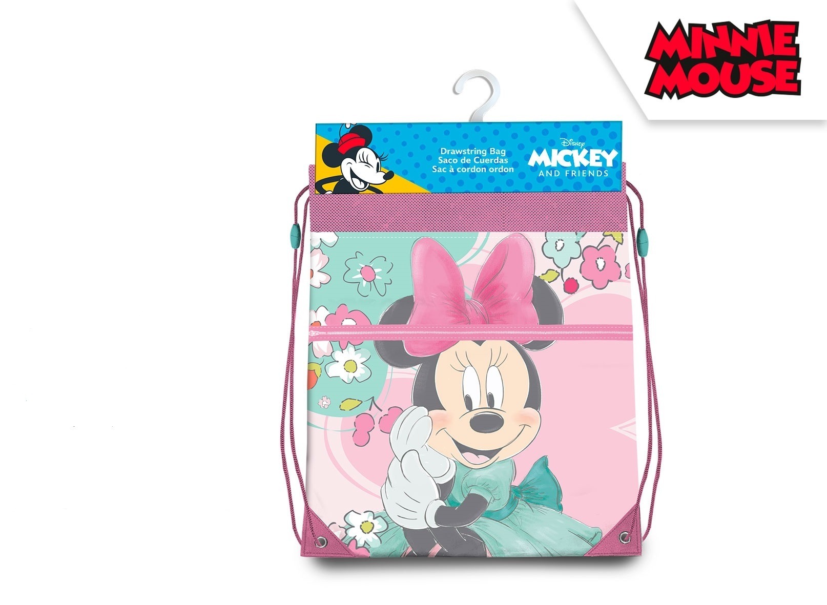 E-shop Kids Euroswan Vrecko na prezúvky - Minnie Mouse, 41cm