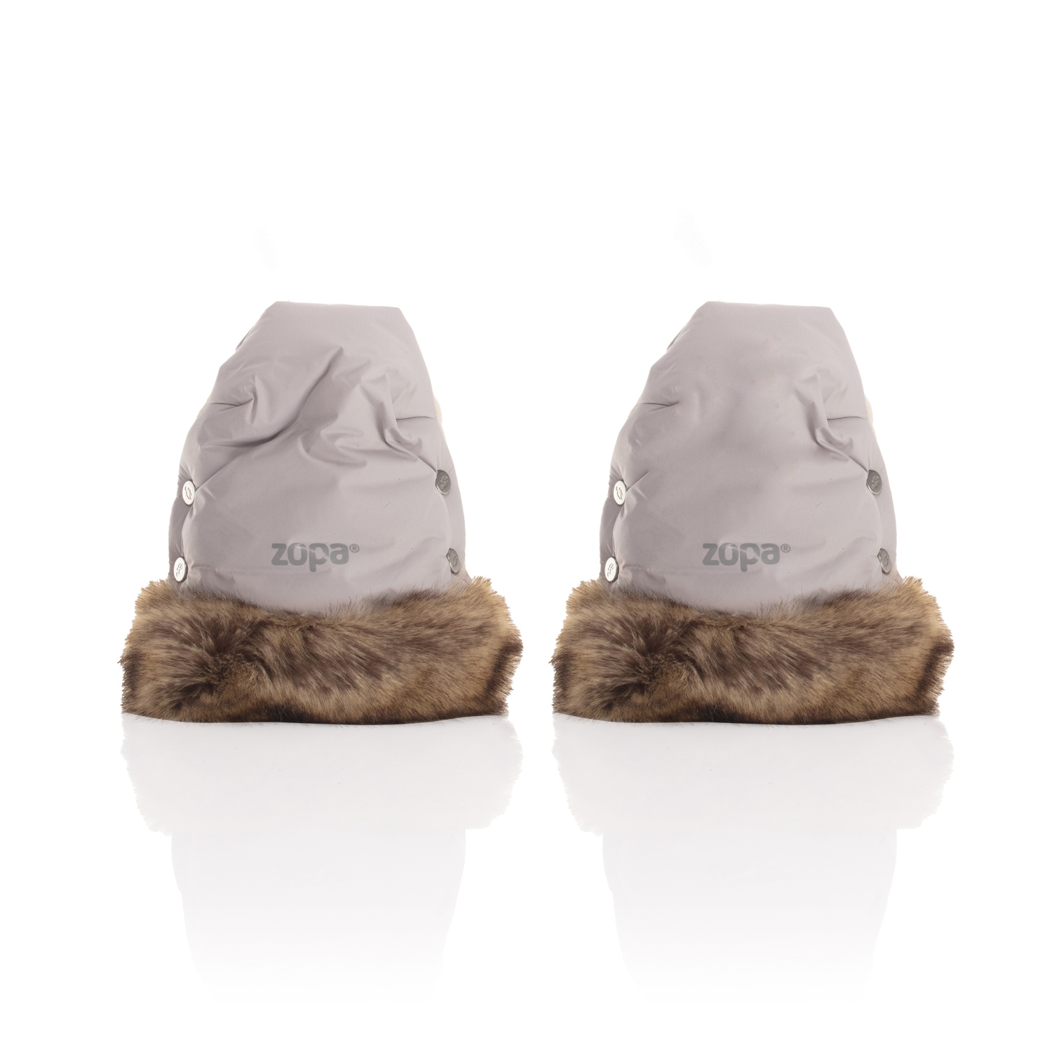 E-shop ZOPA Zimné rukavice Fluffy 2, Foggy Grey