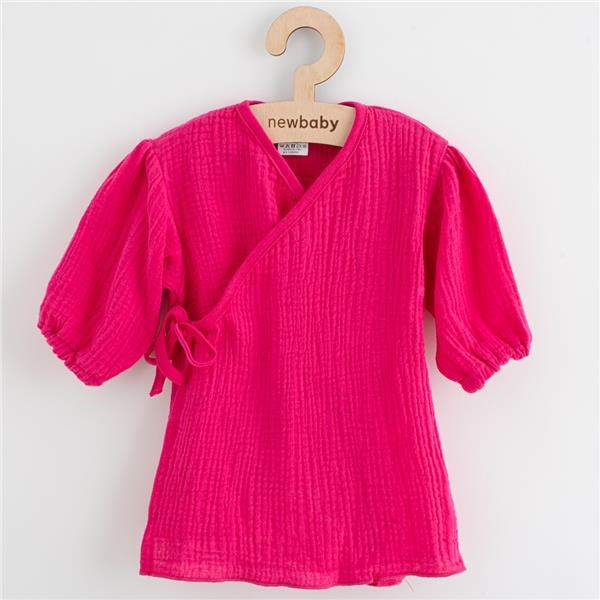 E-shop Dojčenské mušelínové šaty s dlhým rukávom New Baby Elizabeth, 92 (18-24m) - 53417