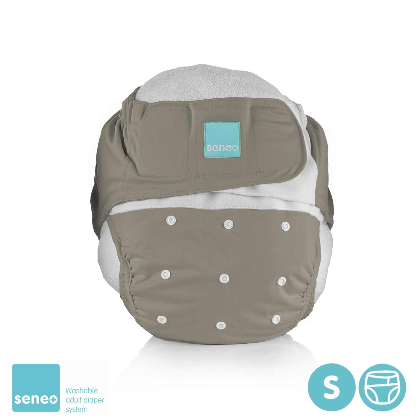 E-shop XKKO SENEO Vrchné plienkové nohavičky pre dospelých, Grey, Veľkosť S