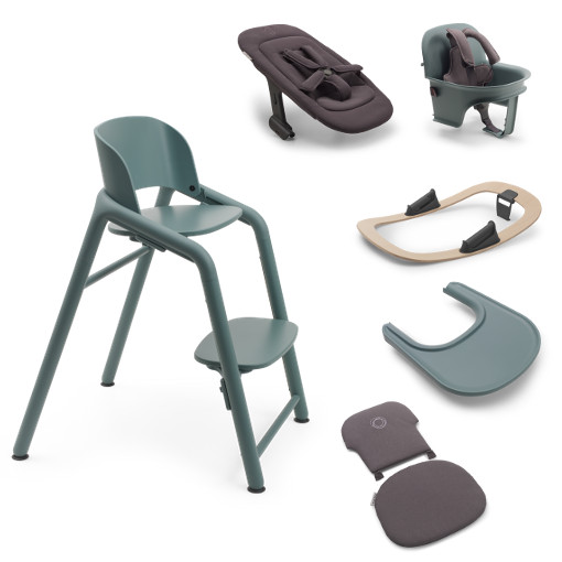 E-shop Bugaboo jedálenská stolička Giraffe blue, VÝHODNÝ SET