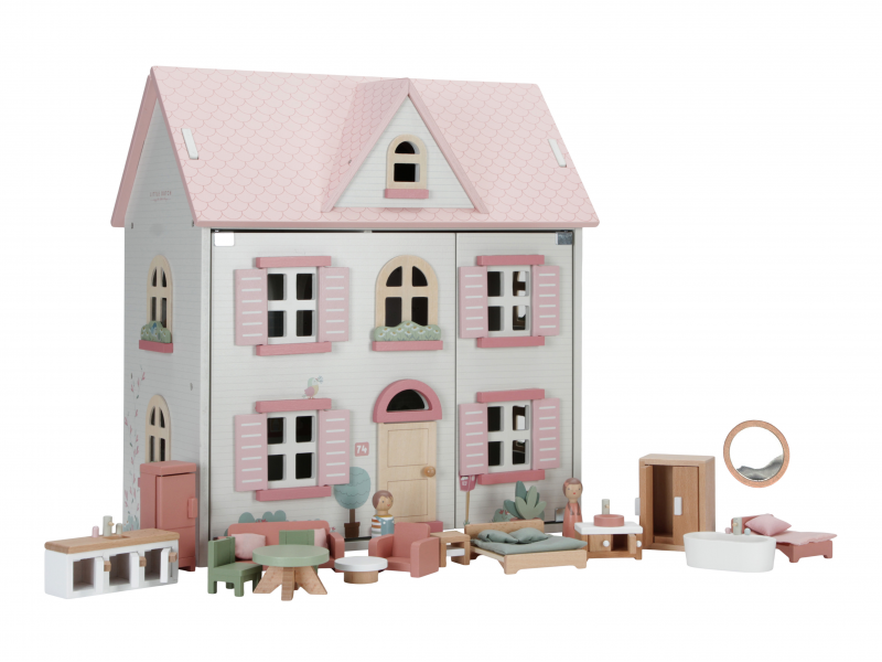 E-shop Little Dutch Domček pre bábiky drevený