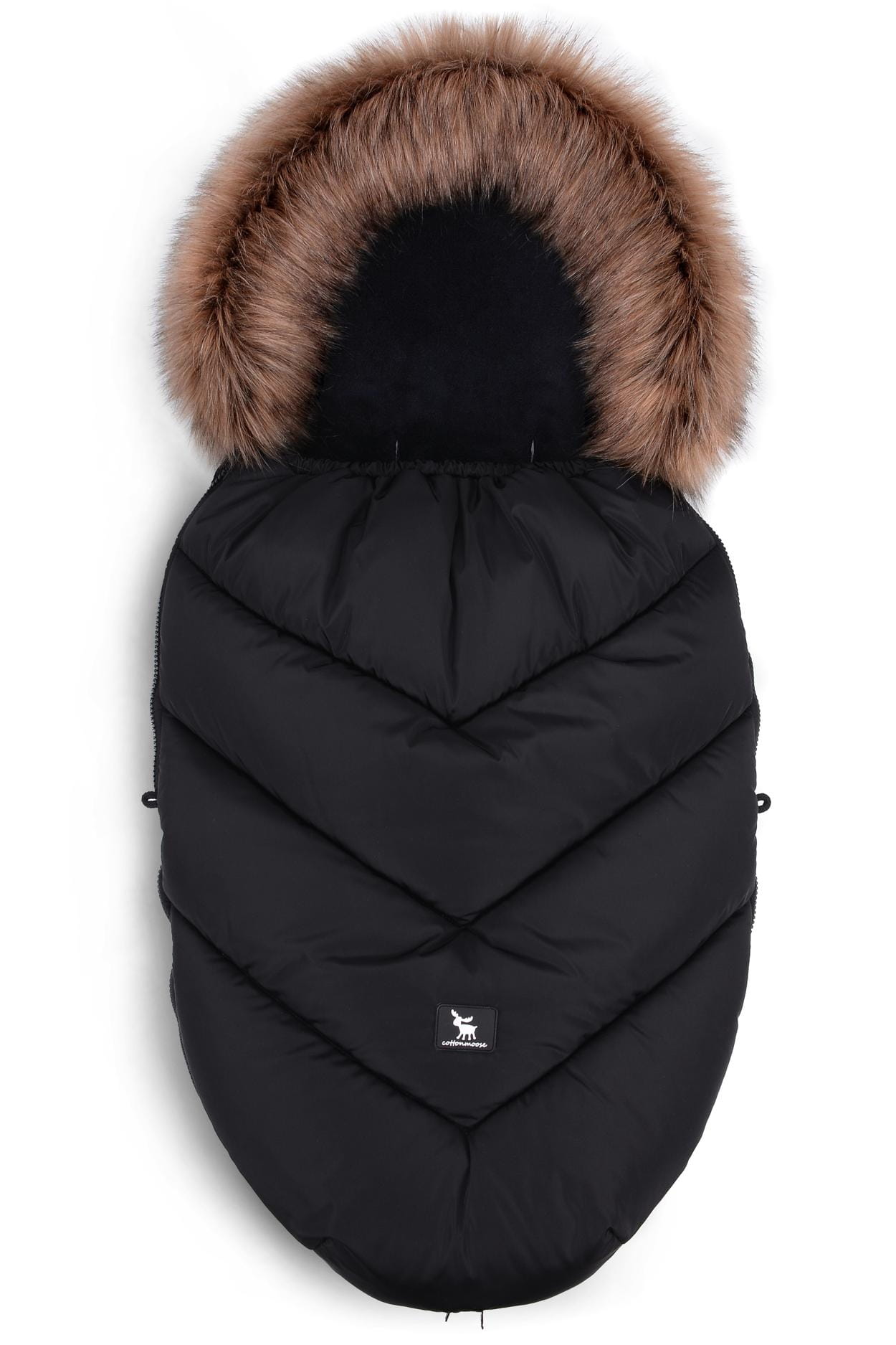 E-shop Cottonmoose fusak do kočíka MOOSE YUKON, black