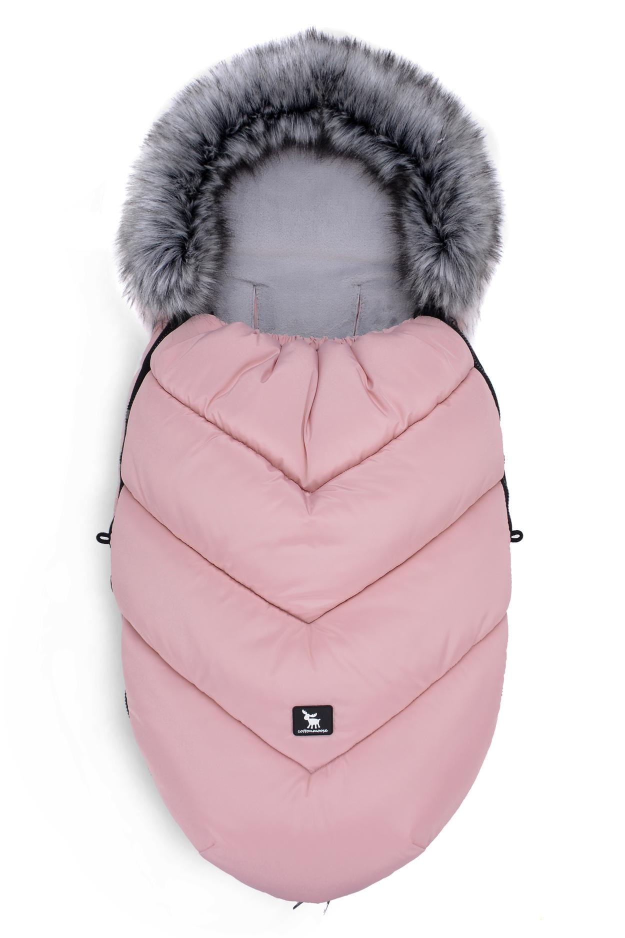 E-shop Cottonmoose fusak do kočíka MOOSE YUKON, ružový