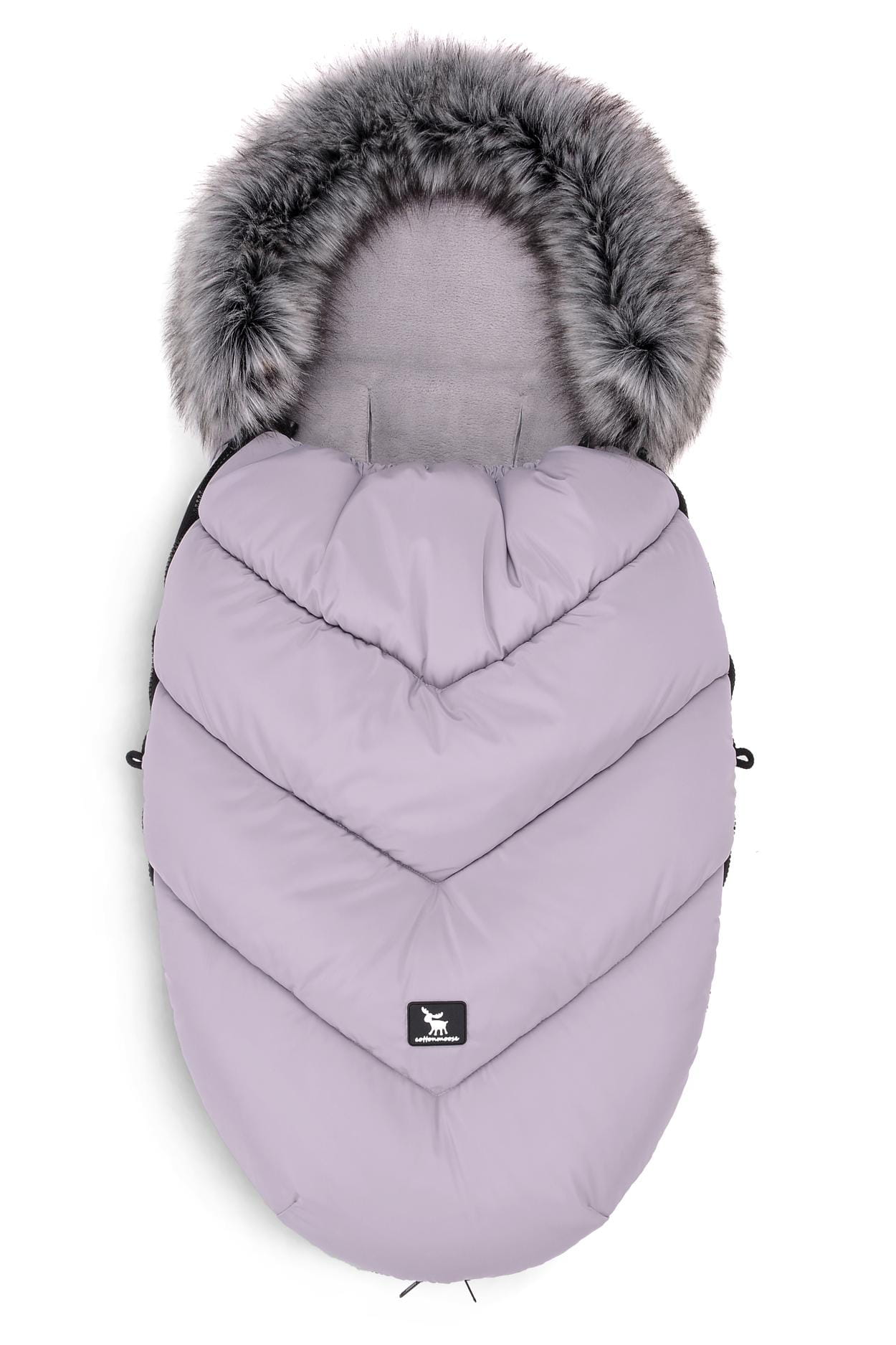 E-shop Cottonmoose fusak do kočíka MOOSE YUKON, sv.šedý