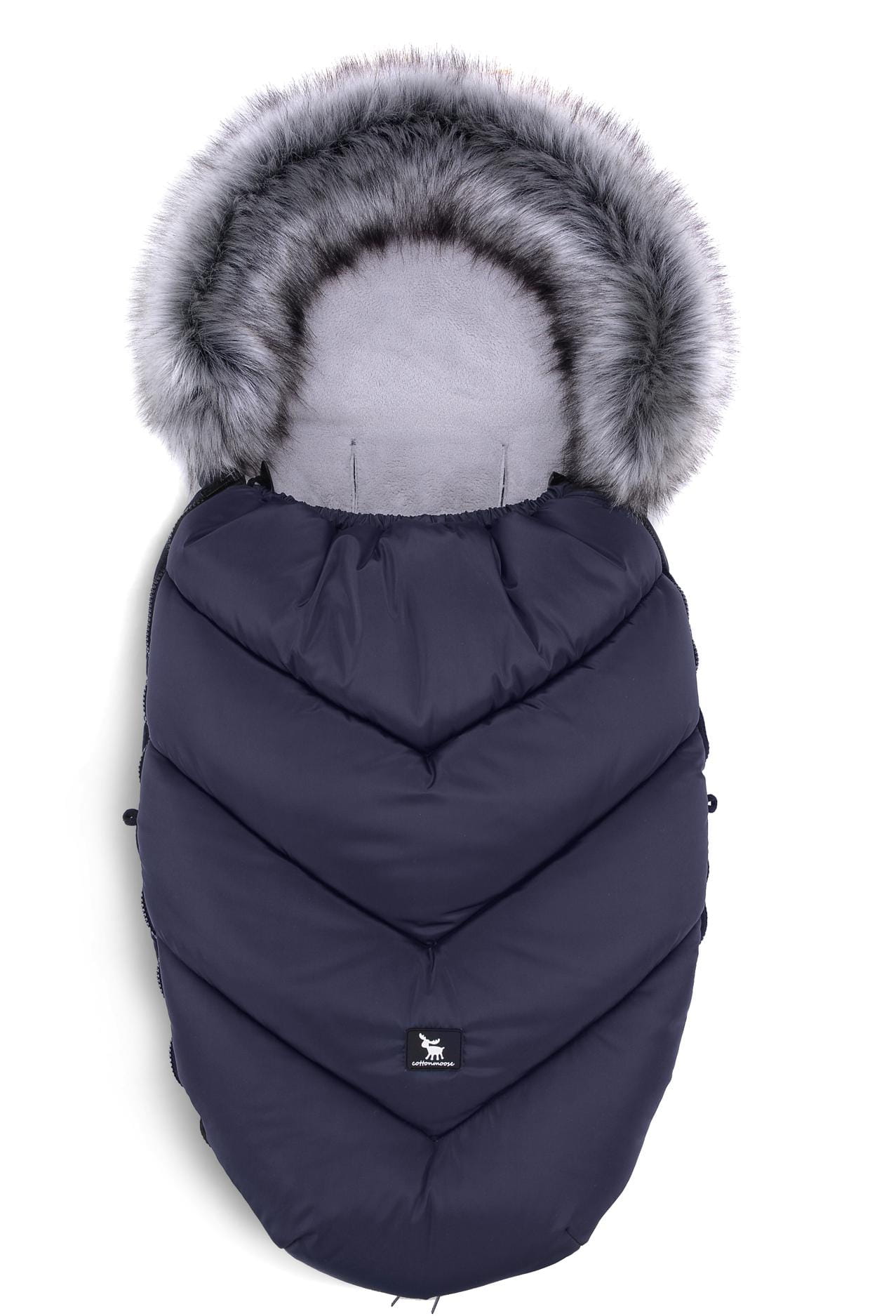 E-shop Cottonmoose fusak do kočíka MOOSE YUKON, modrý