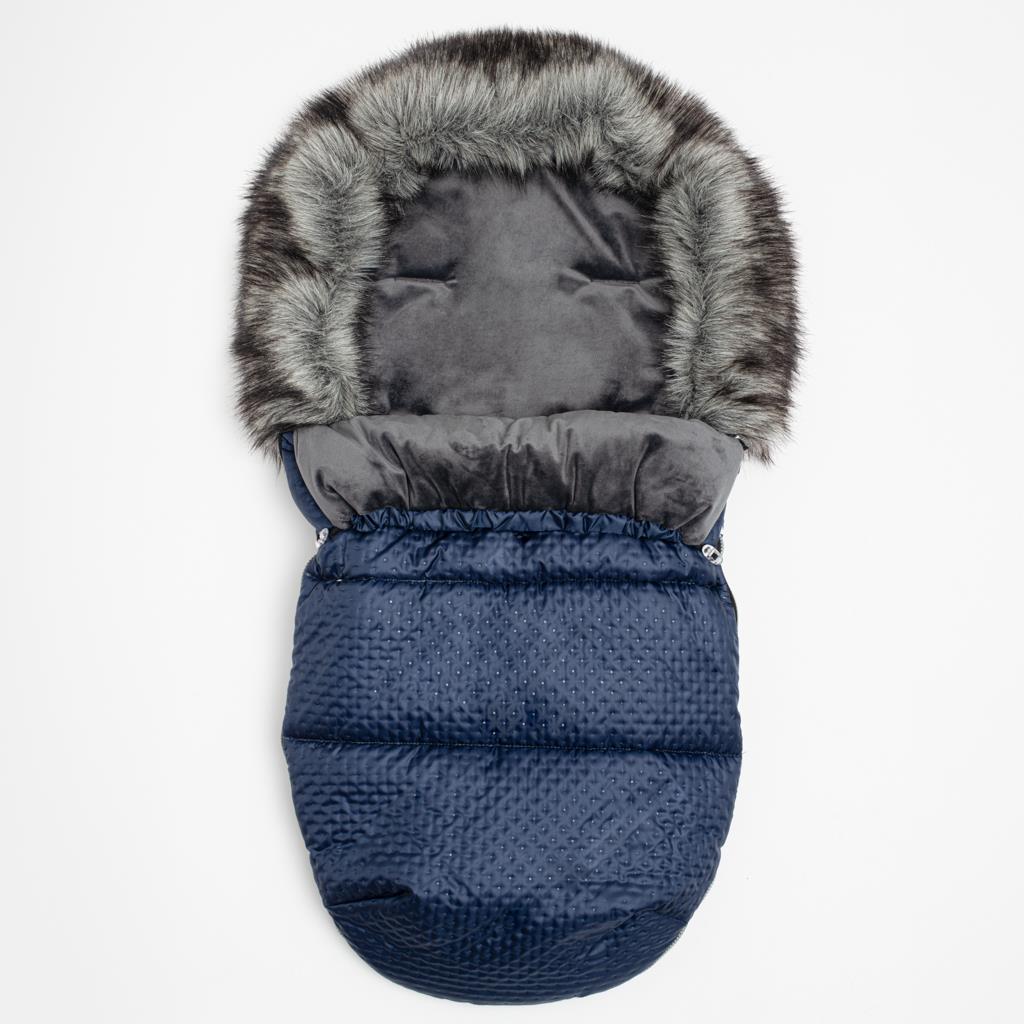 E-shop Zimný fusak New Baby Lux Fleece blue - 53456