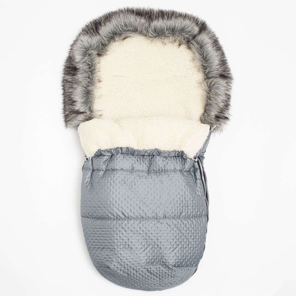 E-shop Zimný fusak New Baby Lux Wool graphite - 53468