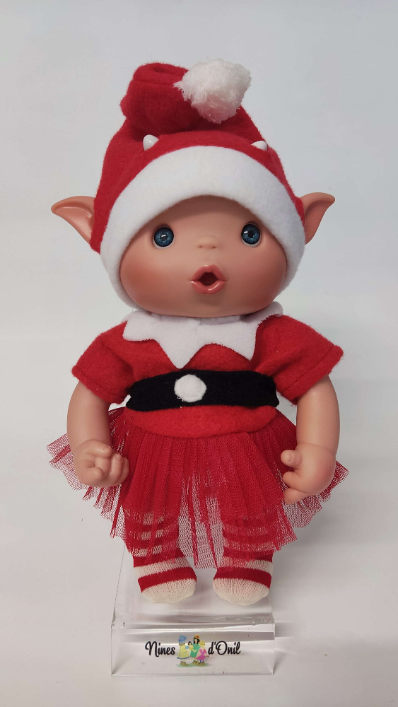 E-shop Nines d´Onil voňavý škriatok Duendys Magicos 24cm, XMAS red dress