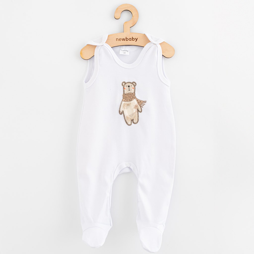 E-shop Dojčenské bavlnené dupačky New Baby Polar Bear, 74 (6-9m) - 53299