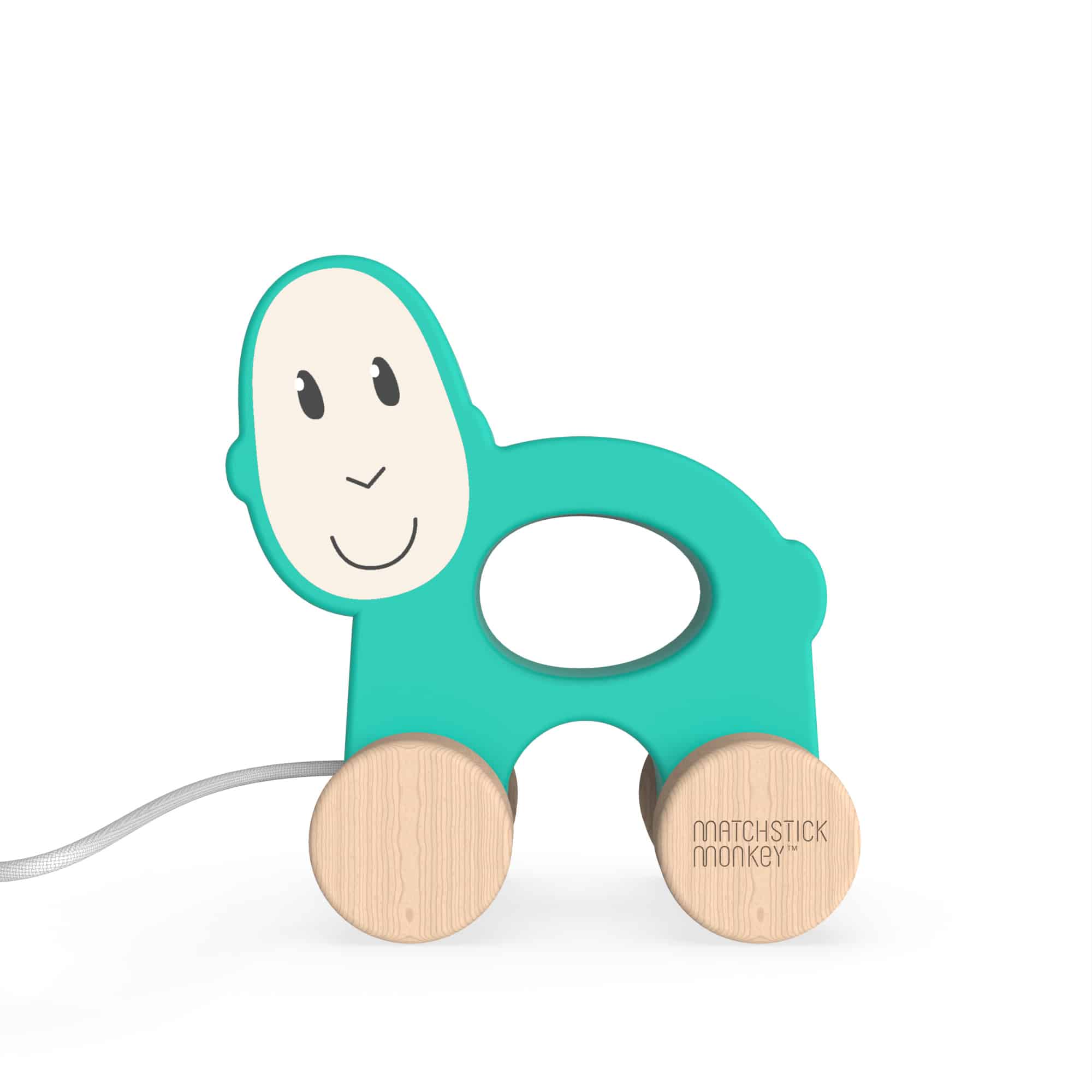 E-shop DREVENÁ ŤAHACIA HRAČKA MATCHSTICK MONKEY OPICA