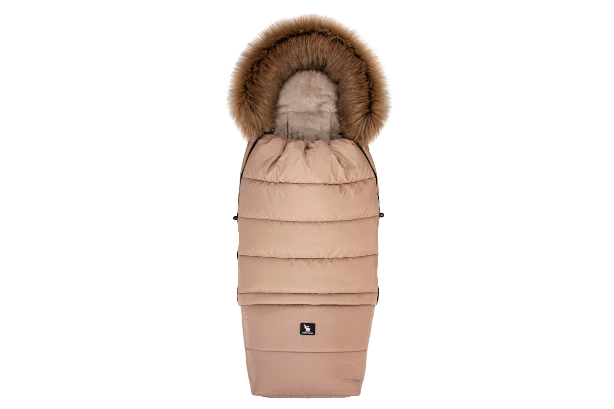 Cottonmoose fusak COMBI s kožuchom YUKON farba:camel
