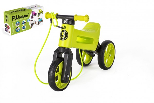 Teddies Odrážadlo FUNNY WHEELS Rider SuperSport 2v1 (v krabici) farba:zelená