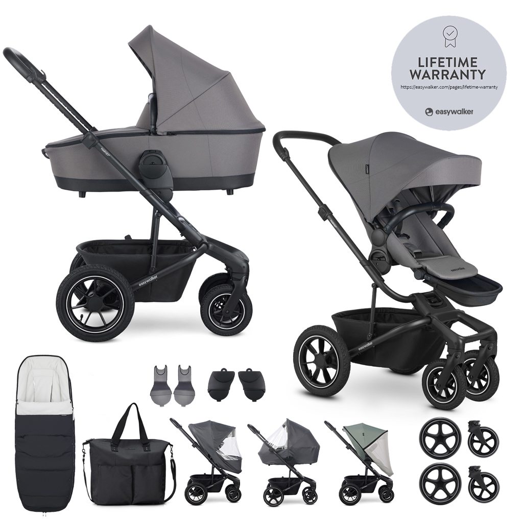 E-shop EASYWALKER Kočík kombinovaný Harvey⁵ Pebble Grey XXL AIR