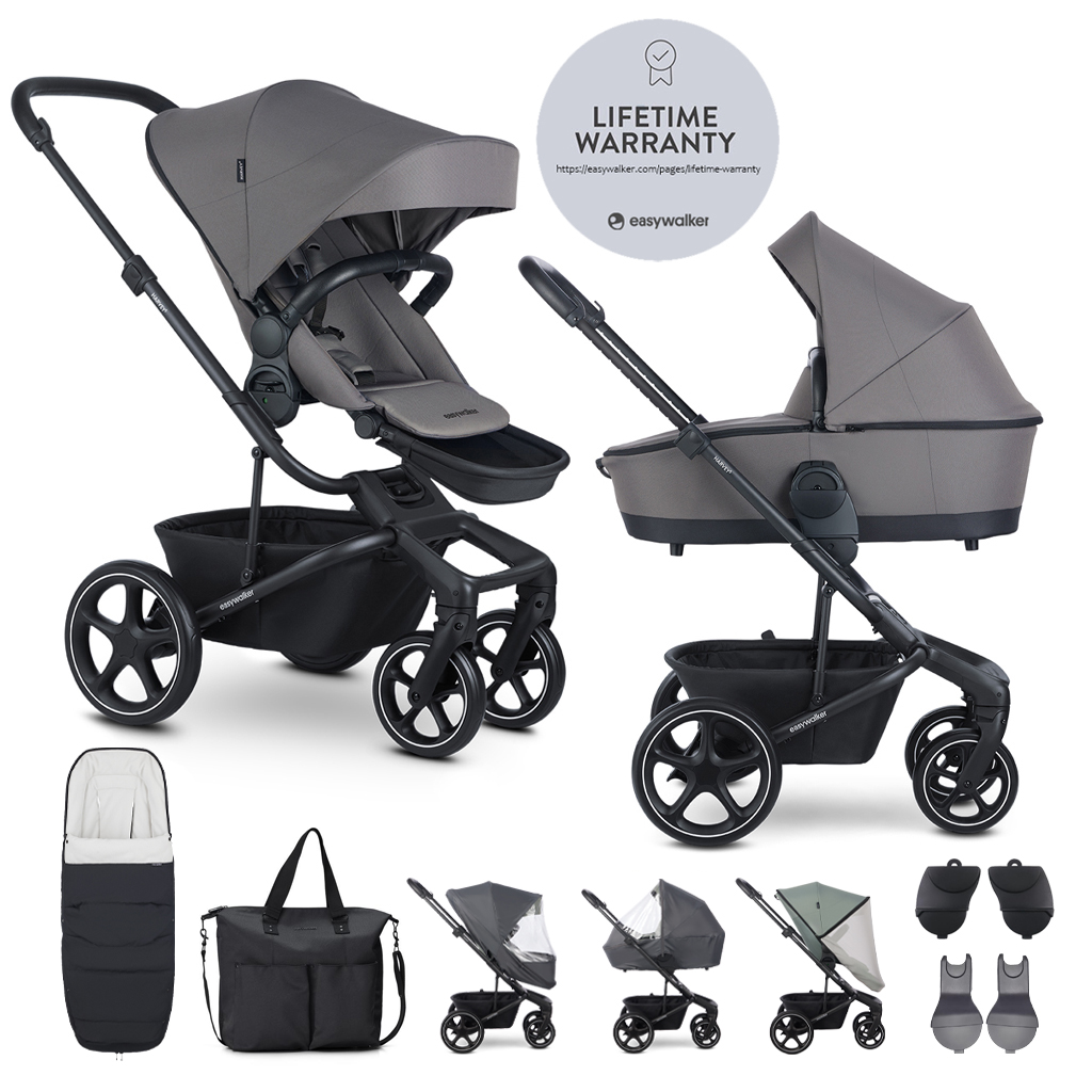 E-shop EASYWALKER Kočík kombinovaný Harvey⁵ Pebble Grey XXL RWS
