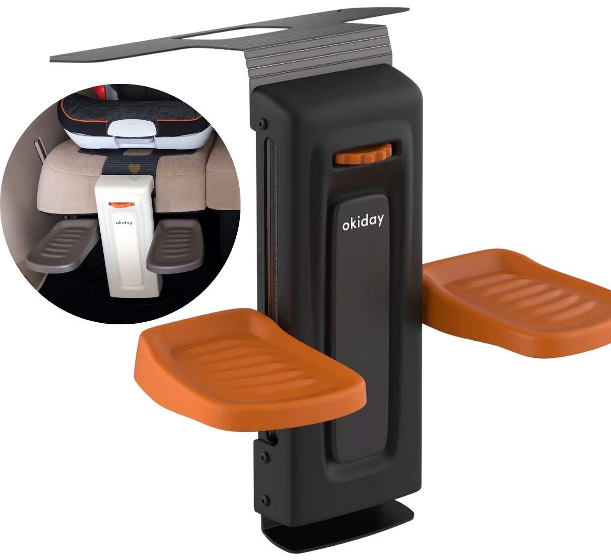 E-shop Okiday Podnožka k autosedačke Orange