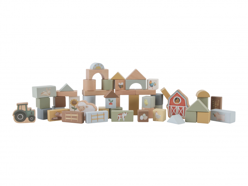 E-shop Little Dutch Kocky drevené v tube Farma