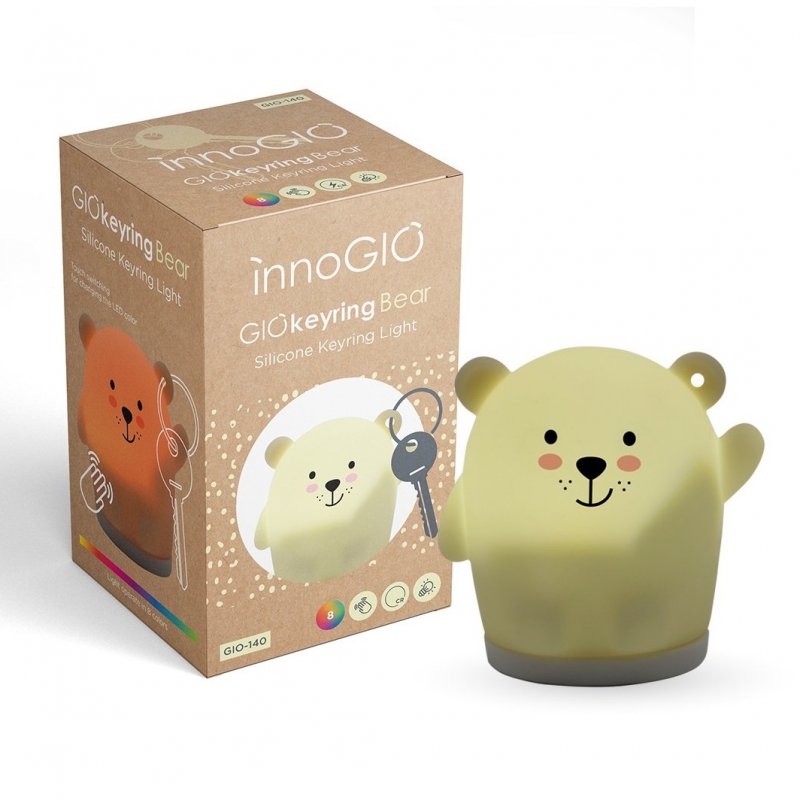 E-shop innoGIO Silikónový prívesok GIOkeyring Bear