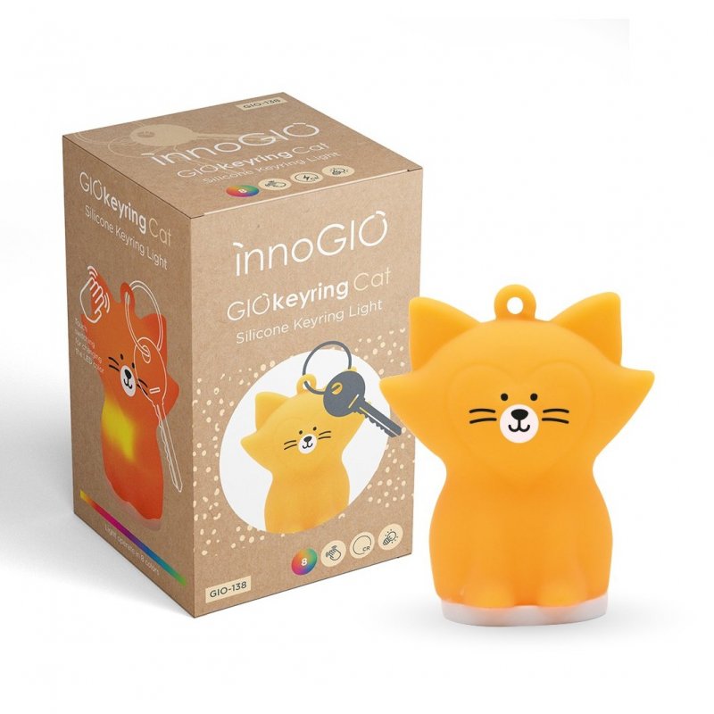 E-shop innoGIO Silikónový prívesok GIOkeyring Cat