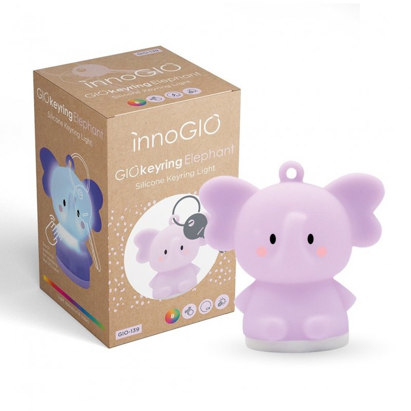 E-shop innoGIO Silikónový prívesok GIOkeyring Elephant
