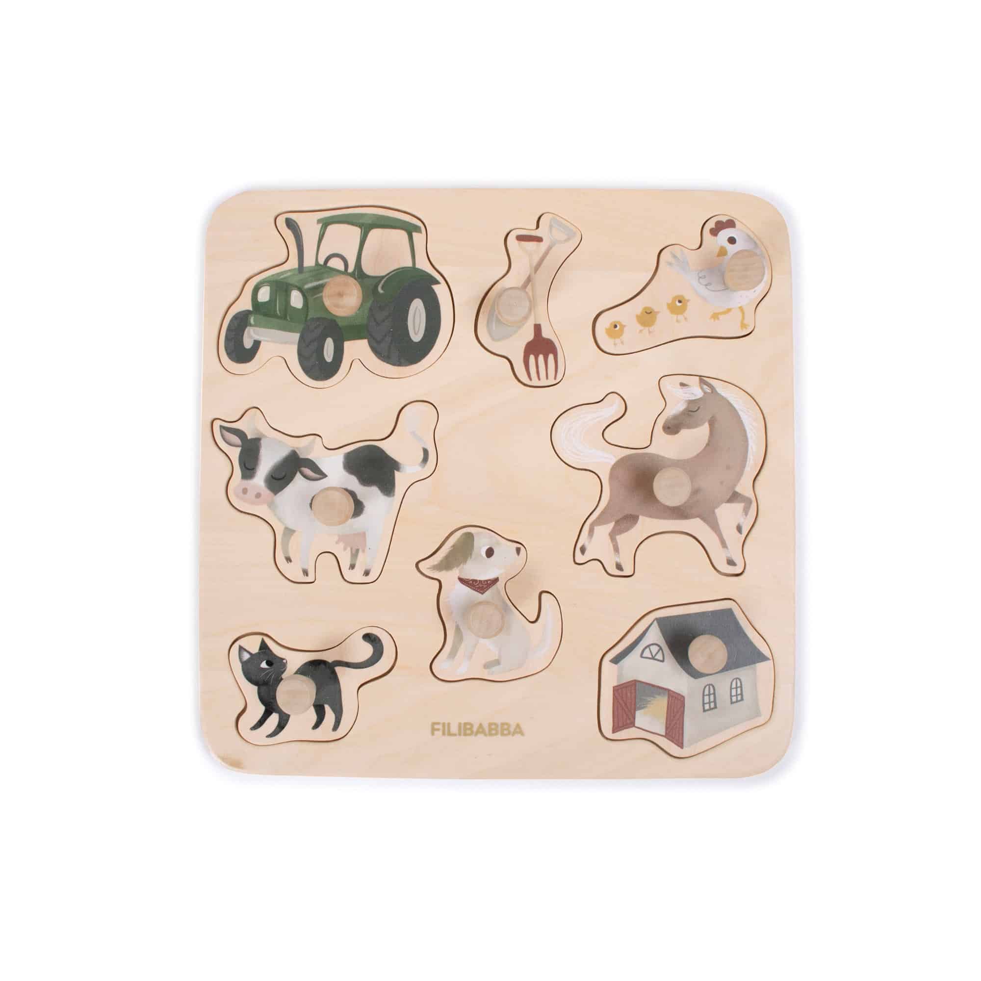 E-shop DREVENÉ PUZZLE FILIBABBA MAGIC FARM
